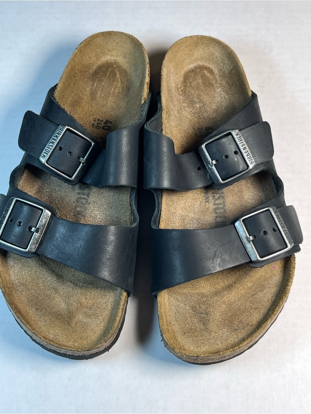 Birkenstock Black Two-Buckle Arizona Sandals